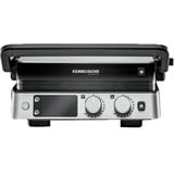 Rommelsbacher Gril de contact KG 2025 grill à contact électrique Acier inoxydable/Noir