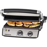 Rommelsbacher  grill à contact électrique Acier inoxydable/Noir