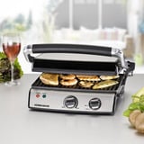 Rommelsbacher  grill à contact électrique Acier inoxydable/Noir
