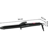 Rowenta X KARL LAGERFELD CF321L Fer à friser À chaleur Noir, Rouge 47 W 1,8 m Noir, Fer à friser, À chaleur, 200 °C, 60 s, Aluminium, Noir, Rouge