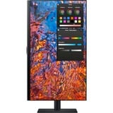 Samsung ViewFinity S8UP S32B800PXP 32" 4K Ultra HD Moniteur Noir, 1x DisplayPort, 1x HDMI, 1x USB-C, 3x USB-A, 4K UHD, HDMI, DisplayPort. USB