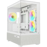 Sharkoon MK7 ARGB Reconditionné boîtier mini tower Blanc | 2x USB-A | 1x USB-C | RGB | Verre Trempé