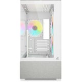 Sharkoon MK7 ARGB Reconditionné boîtier mini tower Blanc | 2x USB-A | 1x USB-C | RGB | Verre Trempé