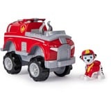 Spin Master Vehicule + Figurine Marcus Jungle Pups La Pat' Patrouille, Jeu véhicule PAW Patrol Vehicule + Figurine Marcus Jungle Pups La Pat' Patrouille, Camion de pompier, PAW Patrol, 3 an(s), Plastique, Gris, Rouge