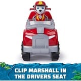 Spin Master Vehicule + Figurine Marcus Jungle Pups La Pat' Patrouille, Jeu véhicule PAW Patrol Vehicule + Figurine Marcus Jungle Pups La Pat' Patrouille, Camion de pompier, PAW Patrol, 3 an(s), Plastique, Gris, Rouge