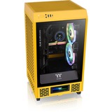 Thermaltake The Tower 200 boîtier mini tower Jaune foncé | 2x USB-A | 1x USB-C | Window