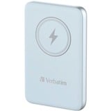 Verbatim Charge 'n' Go Lithium Polymère (LiPo) 10000 mAh Recharge sans fil Bleu, Powerbank Bleu clair, 10000 mAh, Lithium Polymère (LiPo), Quick Charge 3.0, Recharge sans fil, Bleu