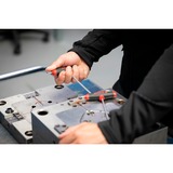 Wiha Set de clés mâles hexagonales, avec poignée transversale ComfortGrip, Tournevis Noir/Rouge