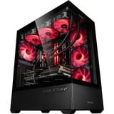 ALTERNATE Custom PC Series • Red Thunder Elements Gaming-PC, PC gaming Noir/transparent