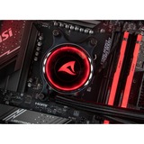 ALTERNATE Custom PC Series • Red Thunder Elements Gaming-PC, PC gaming Noir/transparent