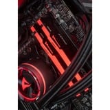 ALTERNATE Custom PC Series • Red Thunder Elements Gaming-PC, PC gaming Noir/transparent