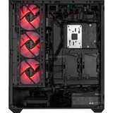 ALTERNATE Custom PC Series • Red Thunder Elements Gaming-PC, PC gaming Noir/transparent