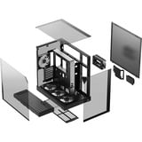 APNX  boîtier midi tower Noir | 2x USB-A | 1x USB-C | RGB | Verre Trempé
