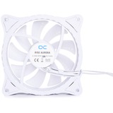 Alphacool Rise Aurora Ventilateur 120 mm 120x120x25mm ventilateur de boîtier RGB  Blanc, 120 x 120 x 25 mm, PWM