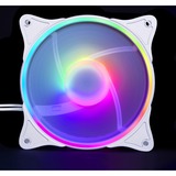 Alphacool Rise Aurora Ventilateur 120 mm 120x120x25mm ventilateur de boîtier RGB  Blanc, 120 x 120 x 25 mm, PWM