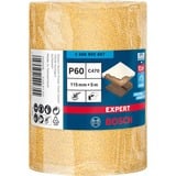Bosch Expert Rouleau abrasif C470, Feuille abrasive Rouleau abrasif, Grain gros, P60, Travail de finition, Décapant, Bois, Ponçage