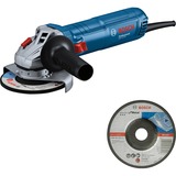 Bosch Meuleuse d'angle GWS 12-125 Professional + disque à ébarber Bleu