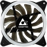 Chieftec AF-12RGB système de refroidissement d’ordinateur Ventilateur 12 cm Noir 1 pièce(s) ventilateur de boîtier Noir, 120 x 120 x 25 mm, Ventilateur, 12 cm, 1200 tr/min, Noir