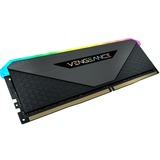 Corsair Vengeance CMG16GX4M1E3200C16 module de mémoire 16 Go 1 x 16 Go DDR4 3200 MHz, Mémoire vive Noir, 16 Go, 1 x 16 Go, DDR4, 3200 MHz, 288-pin DIMM, Noir