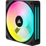 Corsair iCUE Link QX120 RGB Expansion-Kit, Ventilateur de boîtier Noir