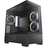 DeepCool CG380U 3F boîtier midi tower Noir | 2x USB-A | 1x USB-C | RGB | Verre trempé