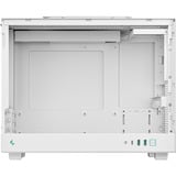 DeepCool CH160 PLUS WH boîtier mini tower Blanc | 2x USB-A | 1x USB-C | Verre Trempé