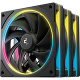 DeepCool FL12 SE 3IN1 ventilateurs de boîtier RGB  Noir, 3 pièces, 120 x 120 x 25 mm, PWM