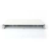 Digitus Boîte de fusion fibre optique avec fermeture rapide, vide sans panneau avant, extensible, Boîte de raccordement Gris