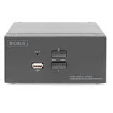 Digitus Commutateur KVM DisplayPort 2x 1, Switch KVM Noir
