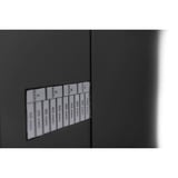 Digitus Support de patch pour montage mural, 483mm (19") Noir