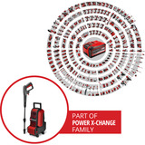 EINHELL Nettoyeur haute pression sans fil HYPRESSO 36/105 Rouge/Noir
