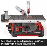 EINHELL Scie circulaire de table professionnelle TP-CC 10 T Rouge/Noir