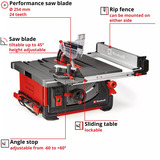 EINHELL TP-CC 10 T, 4340435, Scie circulaire de table Rouge/Noir