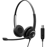 EPOS | Sennheiser IMPACT SC 260 USB, Casque/Écouteur Noir