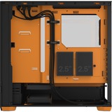 Fractal Design Design Pop Air RGB Orange Core TG Clear Tint, Moyenne tour Noir/Orange