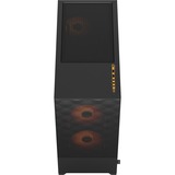 Fractal Design Design Pop Air RGB Orange Core TG Clear Tint, Moyenne tour Noir/Orange