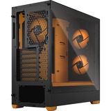 Fractal Design Design Pop Air RGB Orange Core TG Clear Tint, Moyenne tour Noir/Orange