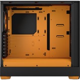 Fractal Design Design Pop Air RGB Orange Core TG Clear Tint, Moyenne tour Noir/Orange