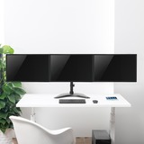 HAGOR 8710 support d'écran plat pour bureau 68,6 cm (27") Noir, Support de moniteur Noir, Autonome, 38,1 cm (15"), 68,6 cm (27"), 100 x 100 mm, Réglage de la hauteur, Noir