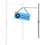 HUDORA Extension barre de gymnastique Vario barre double, Appareil de fitness Bleu/Beige