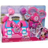 Just Play Disney Junior Minnie Mouse Bow-Care Doctor Bag Set, Appareil ménager pour enfants 