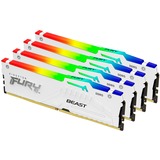 Kingston FURY 128 Go DDR5-5200 (4x 32 Go) mémoire vive Blanc, KF552C40BWAK4-128, XMP 3.0