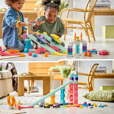 LEGO DUPLO Town Tremplins créatifs avec petites voitures Set 3-en-1, Jouets de construction Jeu de construction, 3 an(s), Plastique, 111 pièce(s), 2,38 kg