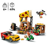 LEGO Expérience de livraison de pizza en ville avec véhicules, Jouets de construction 