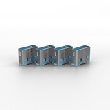 Lindy 40462 bloqueur de port USB Type-A Bleu Acrylonitrile-Butadiène-Styrène (ABS) 10 pièce(s), Verrou antivol Bleu, Bloqueur de port, USB Type-A, Bleu, Acrylonitrile-Butadiène-Styrène (ABS), 10 pièce(s), Sac en polyéthylène