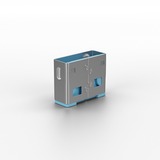Lindy 40462 bloqueur de port USB Type-A Bleu Acrylonitrile-Butadiène-Styrène (ABS) 10 pièce(s), Verrou antivol Bleu, Bloqueur de port, USB Type-A, Bleu, Acrylonitrile-Butadiène-Styrène (ABS), 10 pièce(s), Sac en polyéthylène