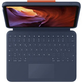 Logitech Rugged Combo 4 Touch clavier Bleu, Layout DE (QWERTZ)