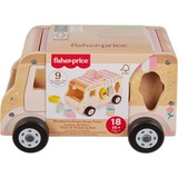 Mattel – Trieur de Formes en Bois Camion de Glace, Jeu d'adresse 1,5 an(s), Bois, Multicolore