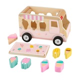 Mattel – Trieur de Formes en Bois Camion de Glace, Jeu d'adresse 1,5 an(s), Bois, Multicolore
