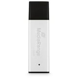 MediaRange Haute performance 128 GB, Clé USB Argent/Noir